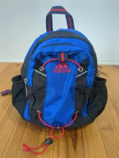 adidas 小型リュック 青黒　ベビーリュック