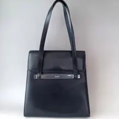 バリー　BALLY　トートバッグ　ブラック　金具ロゴ