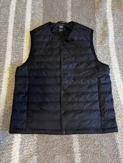 ユニクロ PUFFTECH パフテック コンパクトベスト メンズ M 黒