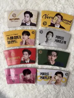 【韓国限定】コンポーズコーヒー　テテ　V BTS カップホルダー　８枚