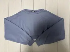 未使用品タグなし　ＡＮＡＰ　クロップドスウェット　レディースＦ