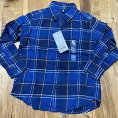 UNIQLO キッズ チェック柄長袖シャツ 110