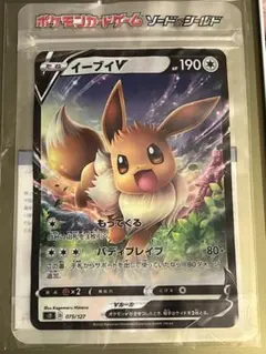 ポケモンカード イーブイV ジッパーバッグ