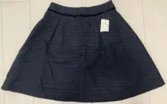 テチチ　黒　ラメ入りミニスカート サイズMのサムネイル