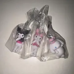 サンリオキャラクターズ　ミニチュアチャーム　ライブキャラクター　3点セット