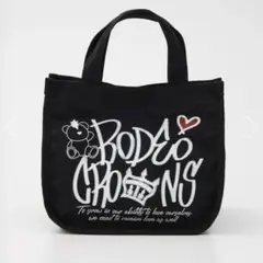 RODEO CROWNS BRIDGE BEAR LOGO トート　ロデオ新品黒
