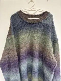 Java グラデーション ニット セーター