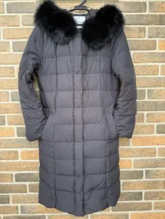 新品未使用✨マイストラーダ　ロングダウンコート　ブラック　36 ジェイダ GYDA 【TINY】GYGYベルト付きロングダウンコート