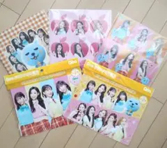 Qoo & TWICE クリアファイルと下敷き 5枚セット