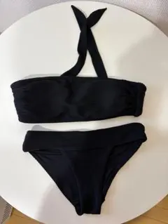 H&M リブ編み　ボトムス32/ トップ36 上下セット