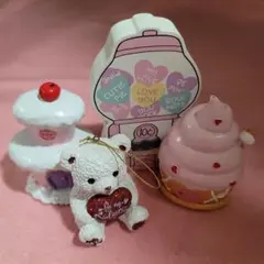 ファンシートイセット　バレンタイン　置物　飾り　セット