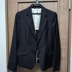 洋服の青山　スカートスーツ上下 ネイビーストライプのサムネイル