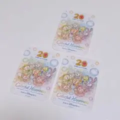 ディズニーシー ダッフィー＆フレンズ20周年 カラフルハピネス シール 非売品