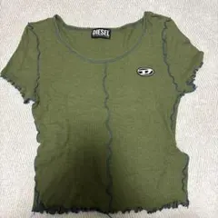 DIESEL オリーブグリーン Tシャツ