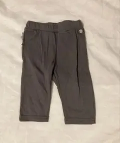 グレー フリル付きパンツ
