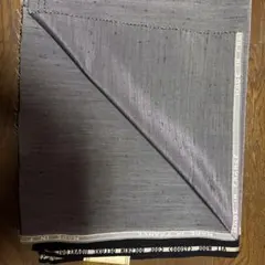 紳士服生地　フランス製 グレー （光沢あり）　2.8m