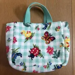 フェイラー ハイジ バッグインバッグ ミントグリーン チェック 新品