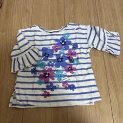 ANNA SUI MINI 花柄フリルトップス Mサイズ ANNA SUI Mini フリル袖花柄トップス SS - メルカリ