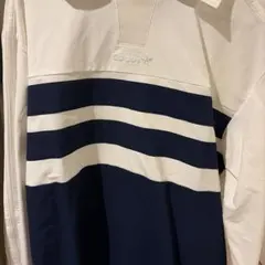 adidas ストライプトレーナー ASIA D ホワイト/ネイビー