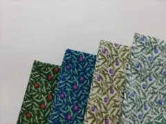 リバティ　2025AW　ジョイアスジュニパー　各26x25㎝　金ラメ&銀ラメ