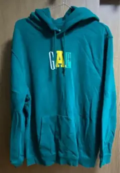 GAP グリーン フリース パーカー Lサイズ