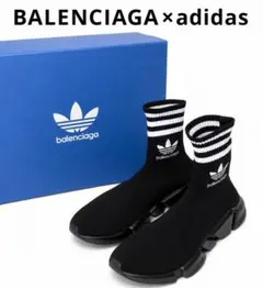 新品未使用 BALENCIAGA× adidas スピードトレーナー スニーカーのサムネイル
