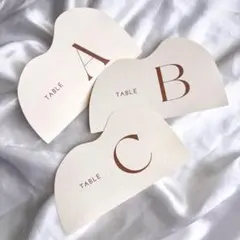 テーブルナンバー　雲　テーブルサイン　A874　装飾　結婚式 ウェディング