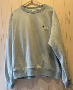 【新品・未使用】FILA 水色トレーナー　春