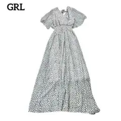 新品タグ付き【グレイル】フレアスリーブロングワンピース　M