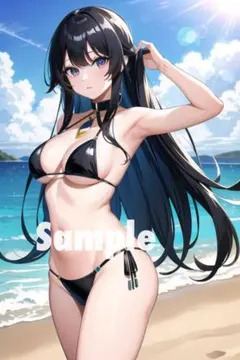 オリジナル美少女イラスト ポスター　A4サイズ　アニメ　送料無料 GZ0117