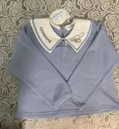 シナモロール トレーナー 襟付き 裏起毛120cm