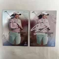 ペ ソンウ 2枚セット 2025 TOP PLAYERS JLPGA女子ゴルフ