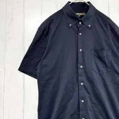 コムサメン 半袖ポロシャツ ボタンダウン ネイビー 濃紺 Mのサムネイル