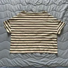 nano universe ボーダー 半袖 Tシャツ フリーサイズのサムネイル
