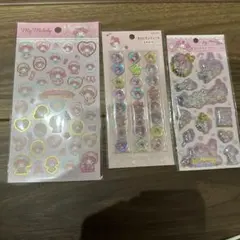 正規品　My Melody シール3セット