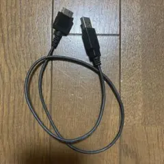 ガラケーUSB接続ケーブル ブラック