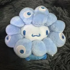 ミャクミャク　サンリオ　シナモン　推しカラー　カラビナ付きぬいぐるみ