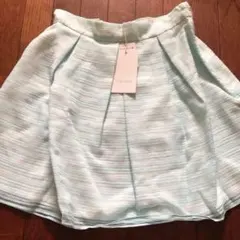 新品未使用　タグ付き　リエンダ　ミニスカート　ブルー　レース