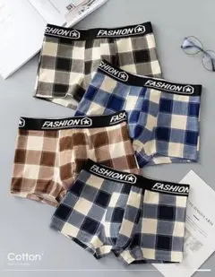 新品メンズXXLサイズ 4枚セット通気 吸汗速乾 抗菌防臭加工 ボクサーパンツ