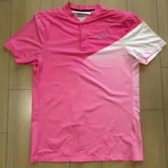 NIKE GOLF Dri-FIT ポロシャツ ピンク L メンズ