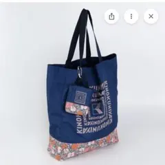 【新品】LIBERTY FABRICS紀ノ国屋リバティプリントエコバッグ　花柄のサムネイル