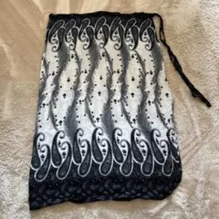 100%レーヨン　巻きスカート