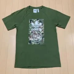 adidas 一部分迷彩　カモフラ　Tシャツ S