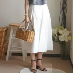 UNIQLO AND LEMAIRE　シアサッカーフレアスカート　Mサイズ