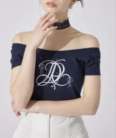 【AKB48 千葉恵里さん着用】ツーウェイオフショルTシャツ 夏服のサムネイル