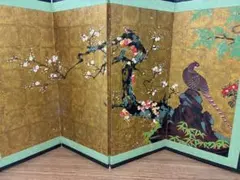週末値下げ 伊藤嘉晃 四枚折屏風 紅葉山水 - メルカリ