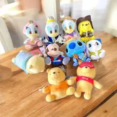3F ディズニー ぬいぐるみ まとめ売り ミッキー ドナルド レトロ
