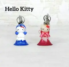 Hello Kitty 御当地 富士山デザイン ストラップ 2色セット