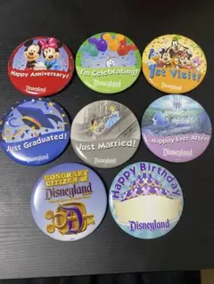 カリフォルニアディズニー 缶バッチ