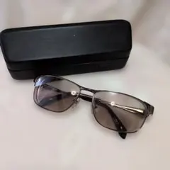 良品 renoma レノマ 度入りサングラス メタルフレーム ケース付きのサムネイル